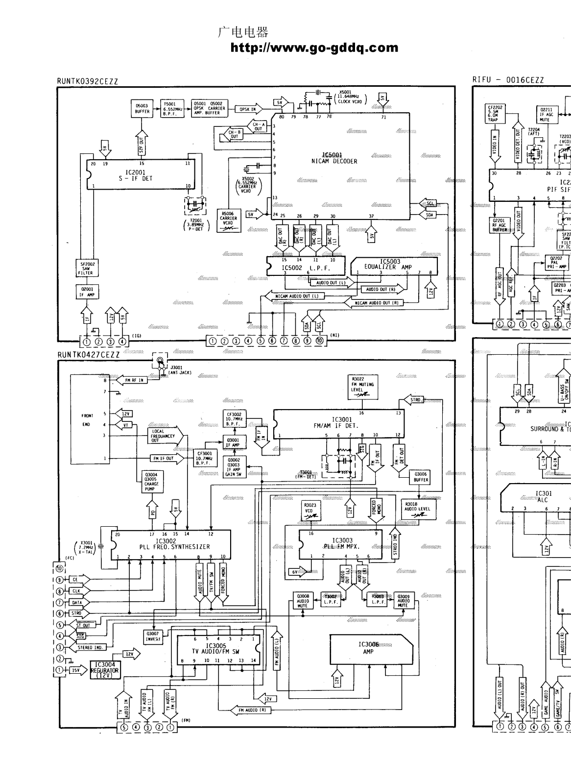 Sharp 25EX4 Schematic