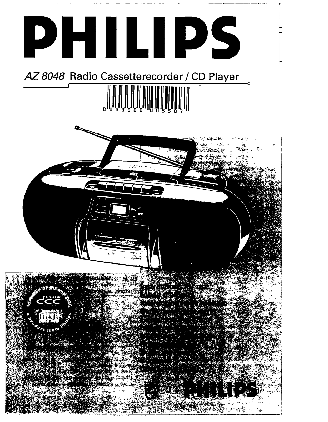 Philips AZ8048/05, AZ8048/01, AZ8048/00, AZ8048 User Manual