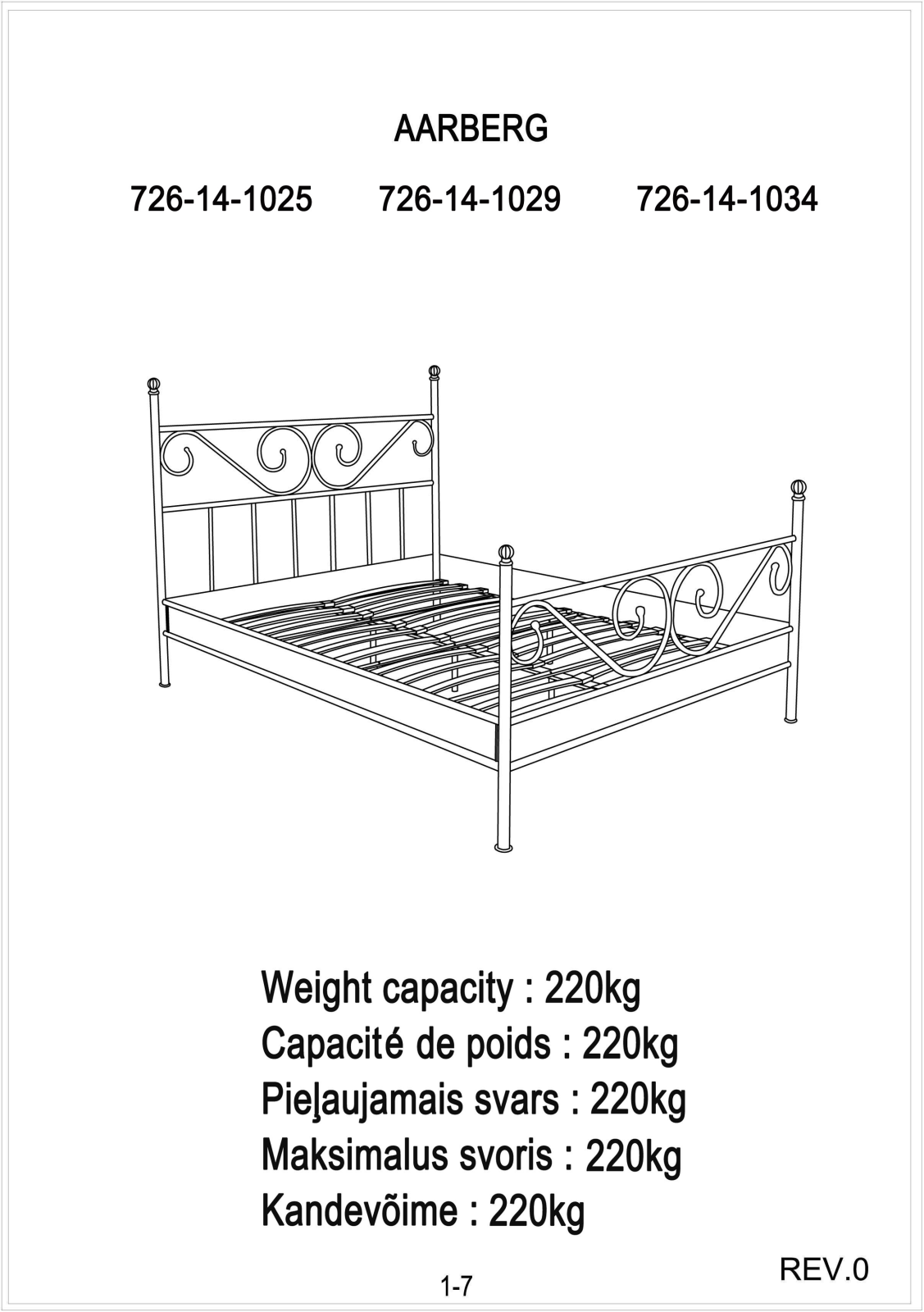 JYSK Aarberg User Manual