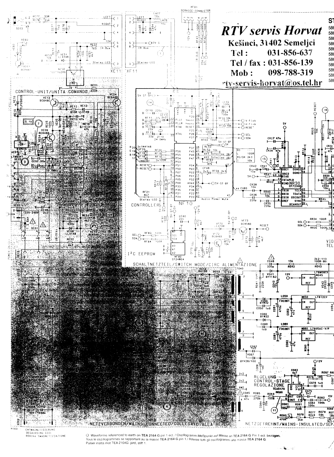 ITT 7155VT Schematic