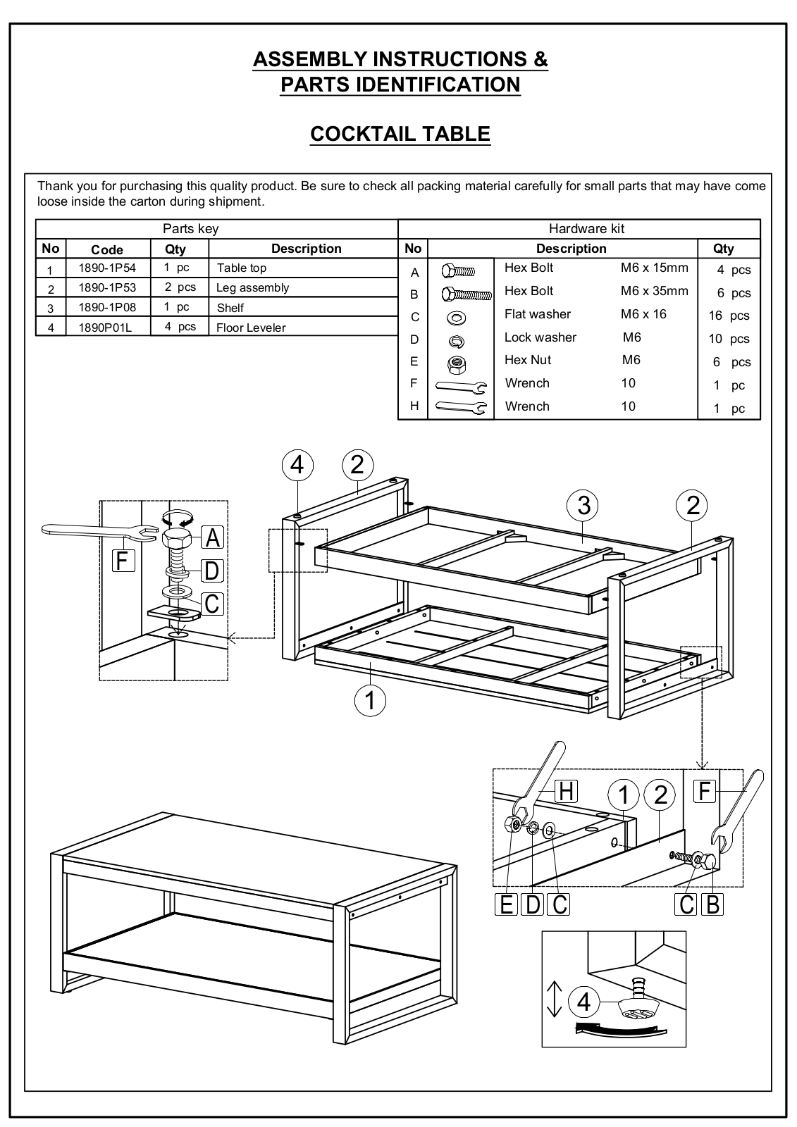Greyleigh™ W002584650 Installation & Assembly - ManualMachine.com