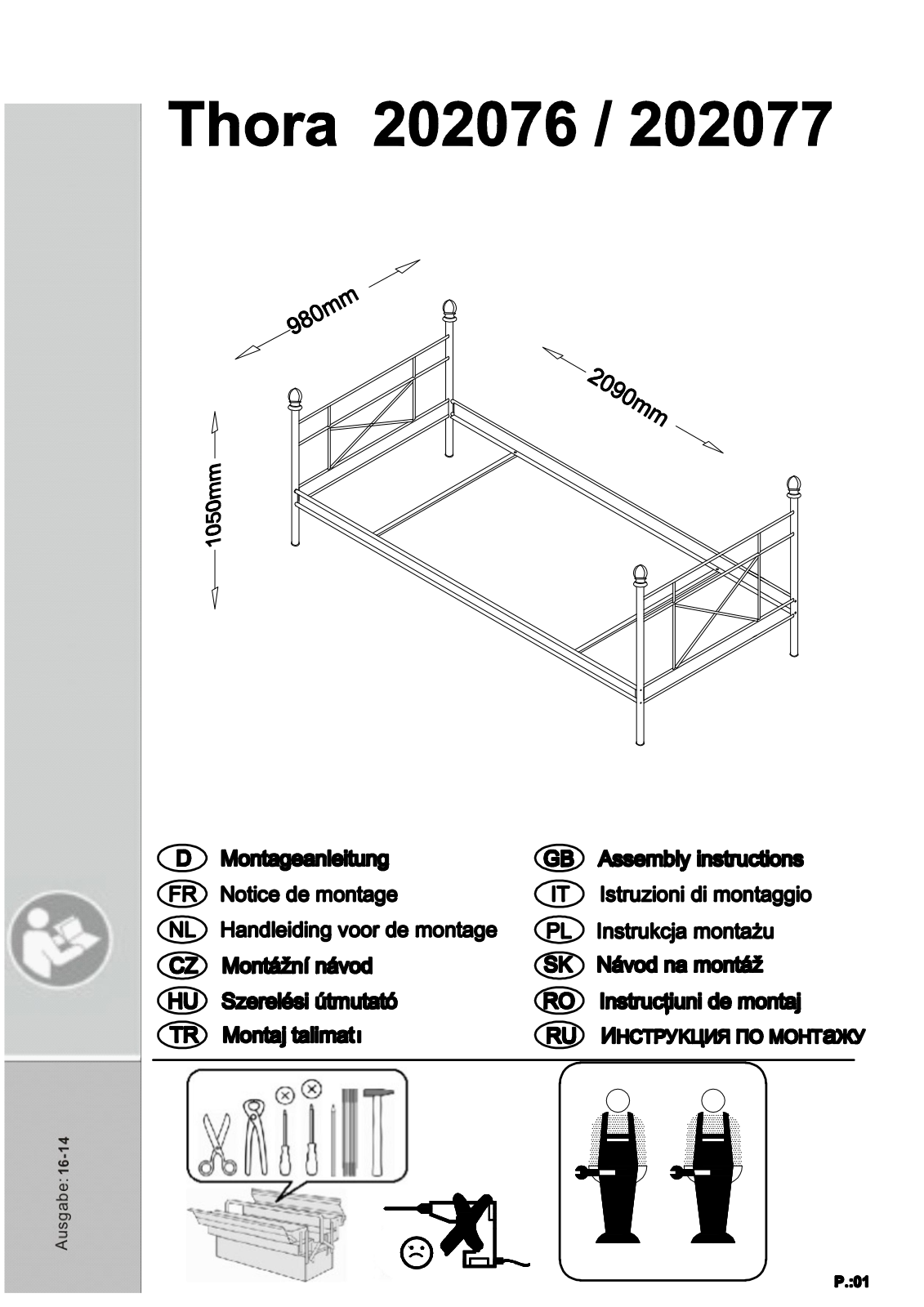 Home affaire Thora Assembly instructions - ManualMachine.com