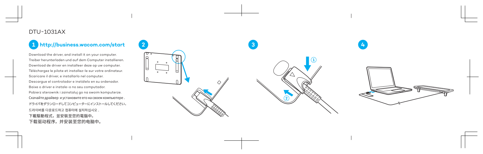 Wacom Co DTU1031AX Users manual