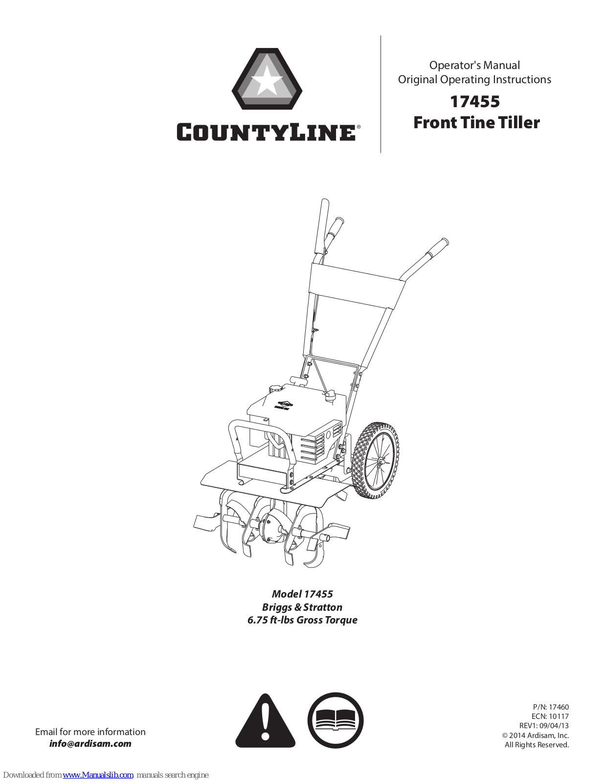 CountyLine 17455 Operator's Manual - ManualMachine.com