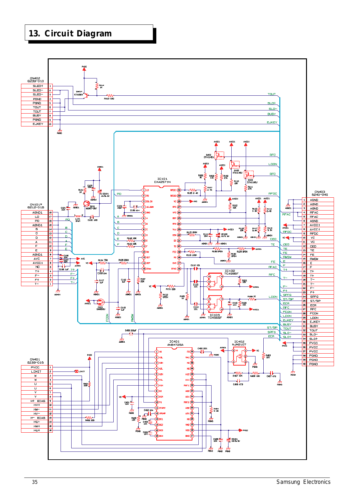 SAMSUNG SCR-2438 Service Manual