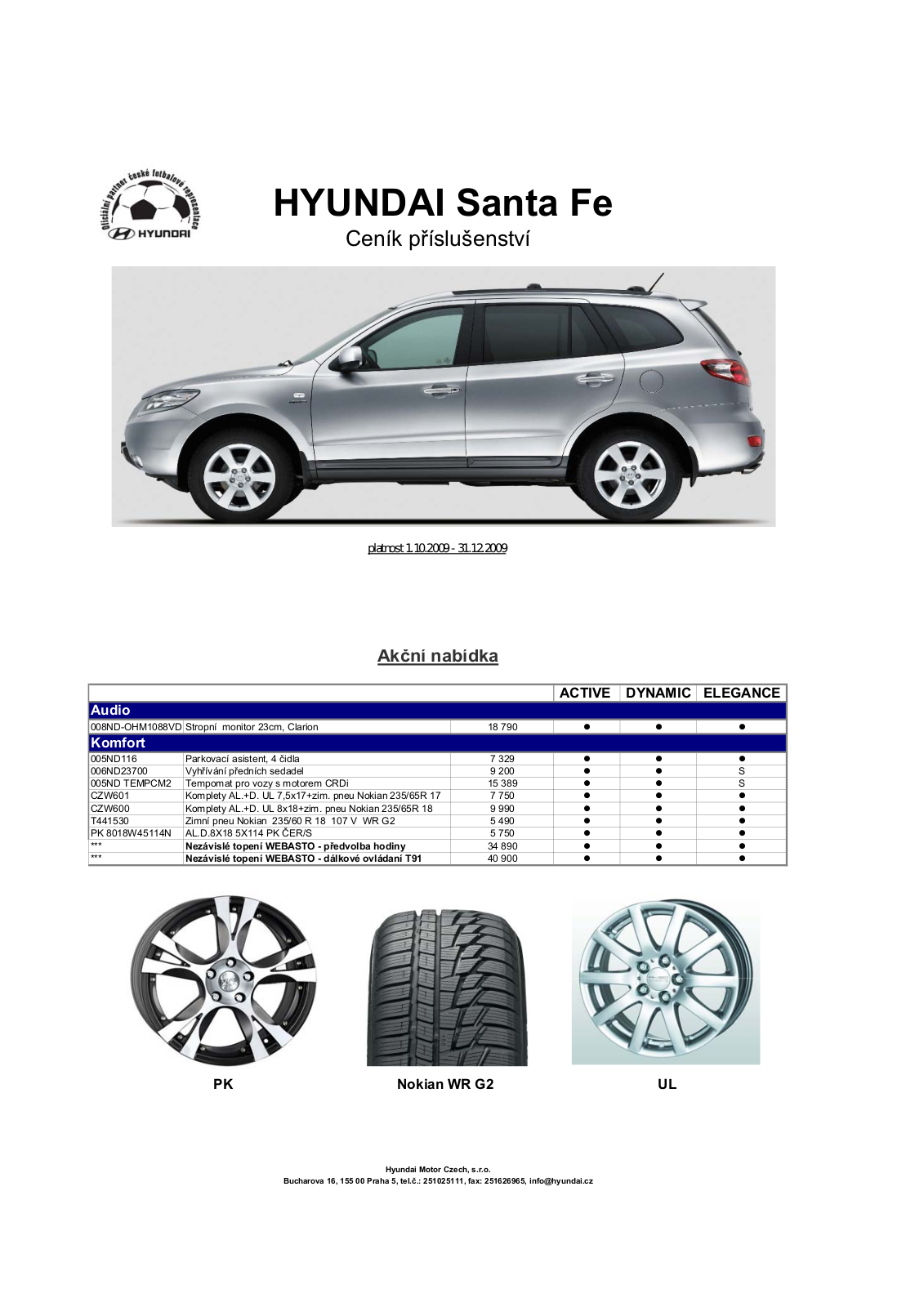 Hyundai SANTA FE (2010) BROCHURE