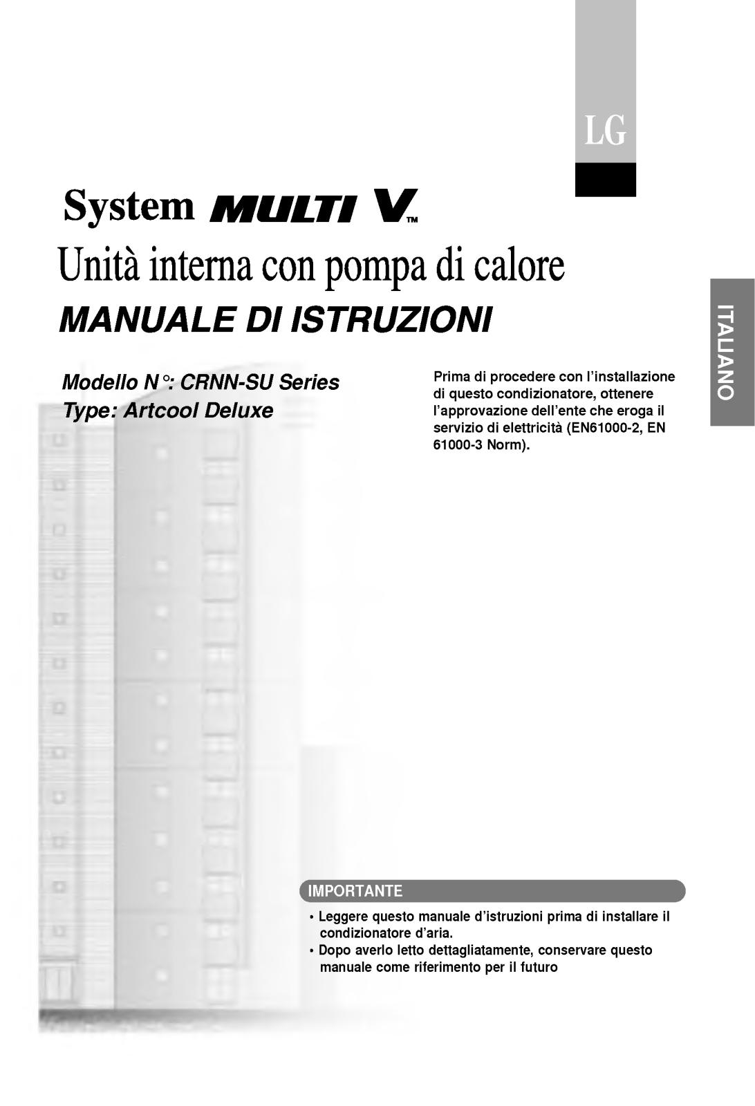 Lg CRNN076SUW0, CRNN096SUW0 Instructions Manual