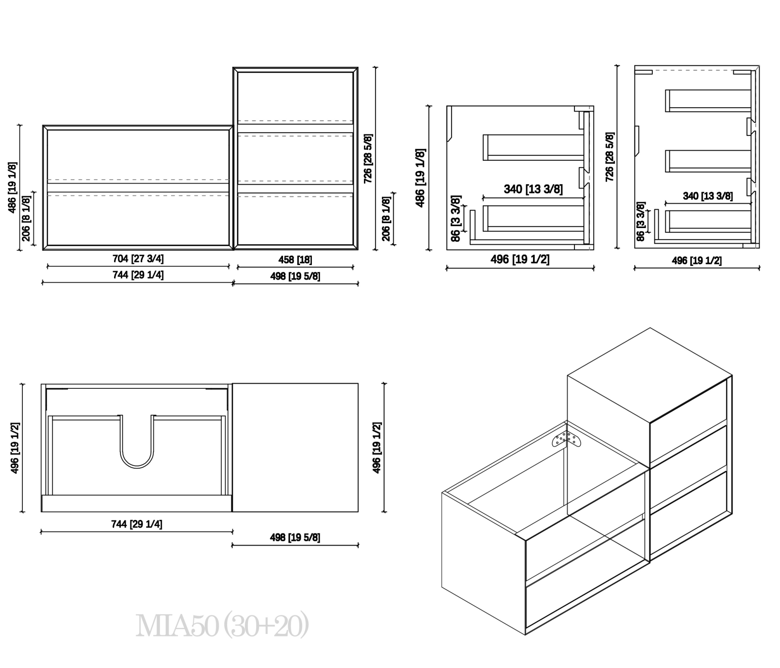 Better Vanity BGTE1233 Dimensions - ManualMachine.com