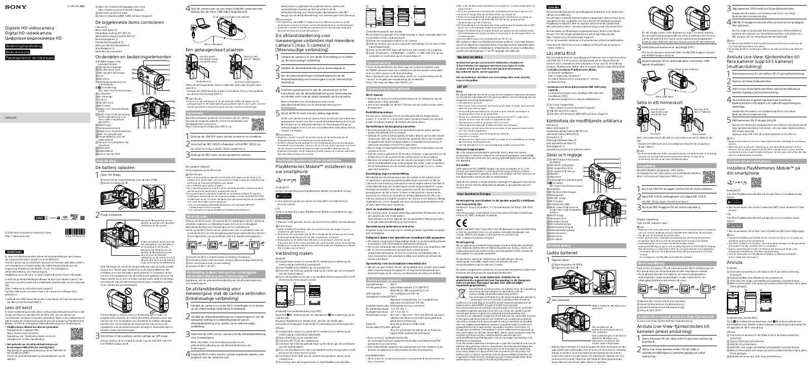 Sony HDR-AZ1VW User Manual