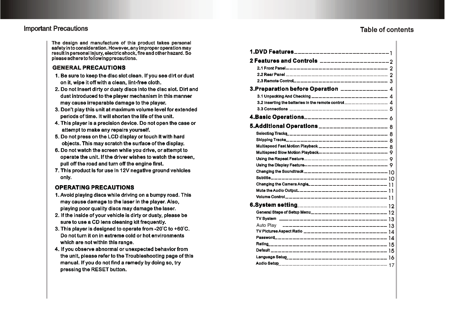 Boss Audio BV2650UA User Manual