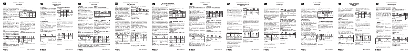 NEO TOOLS 81-642 User guide - ManualMachine.com
