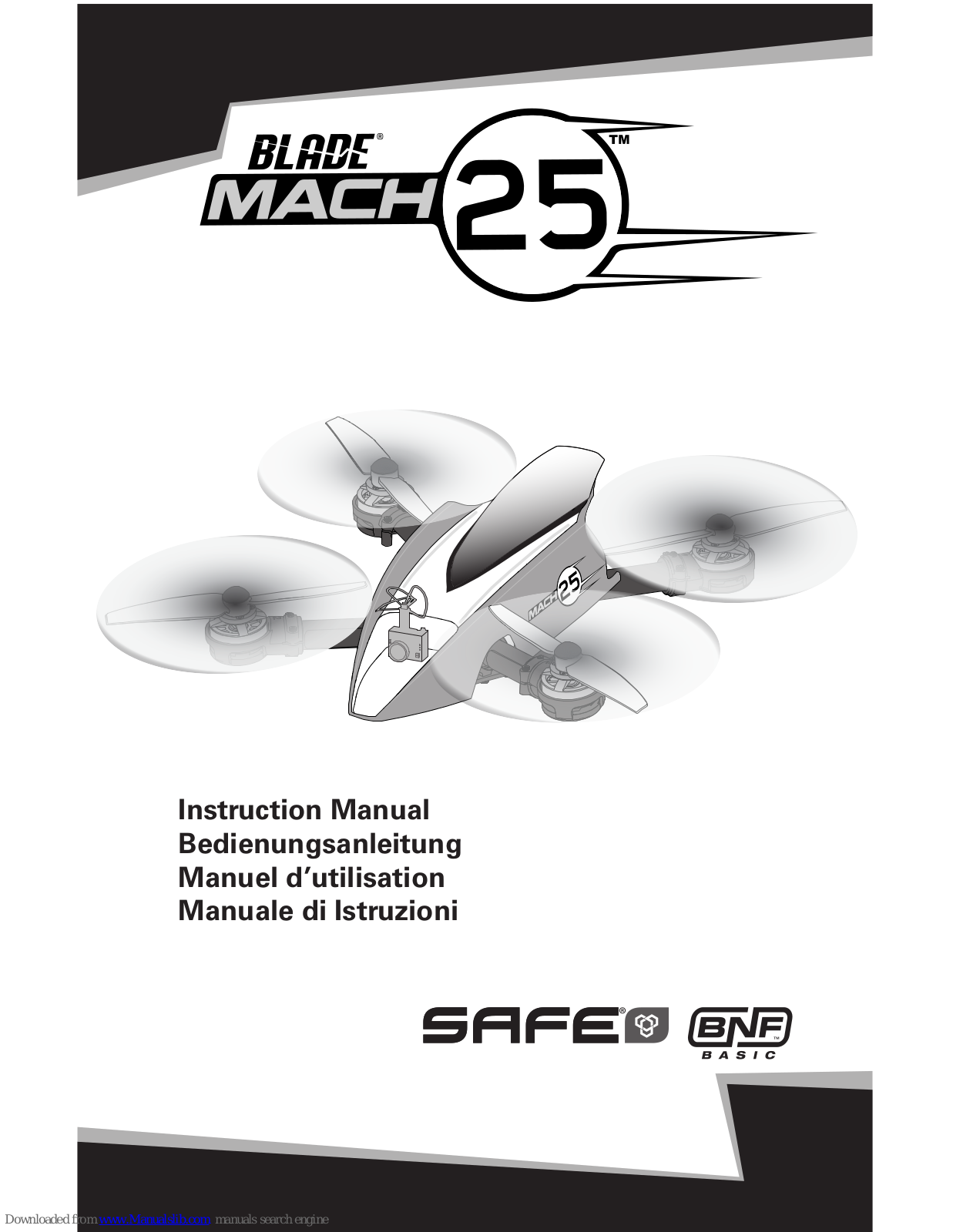 Horizon Hobby Blade Mach 25 Instruction Manual