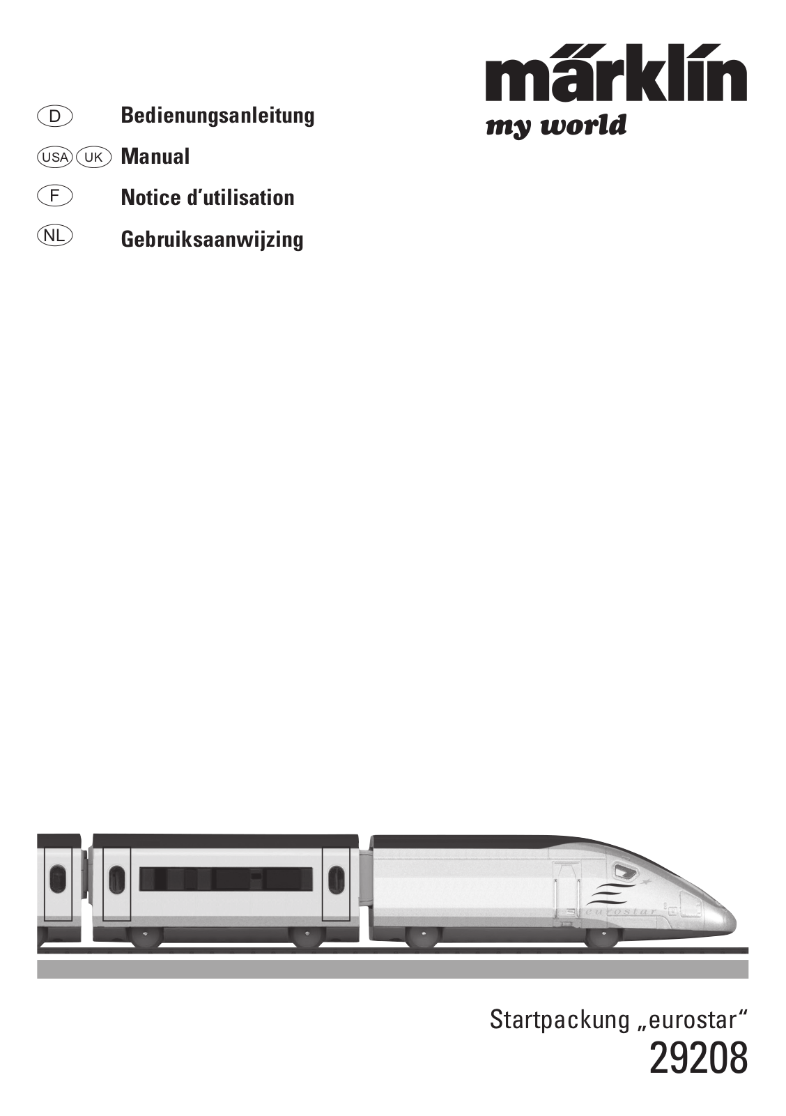 Märklin 29208 User guide