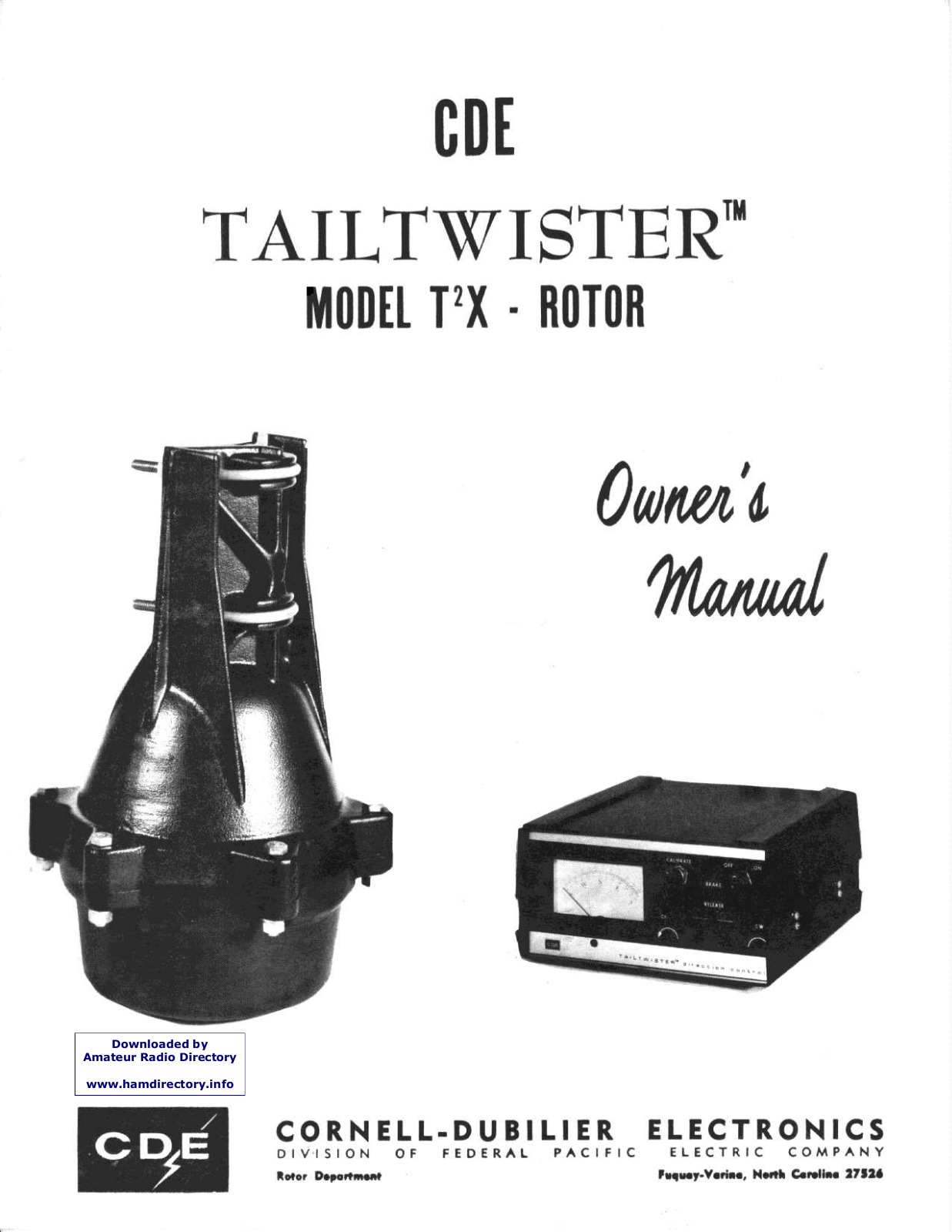CDE T2X User guide - ManualMachine.com
