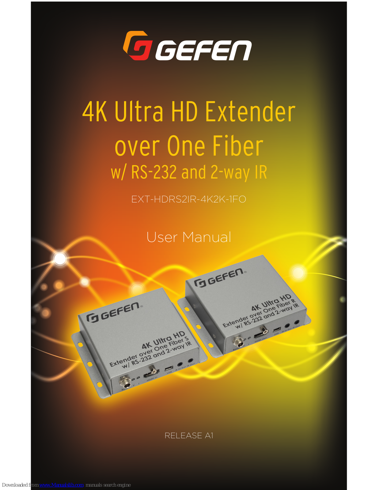 Gefen EXT-HDRS2IR-4K2K-1FO User Manual