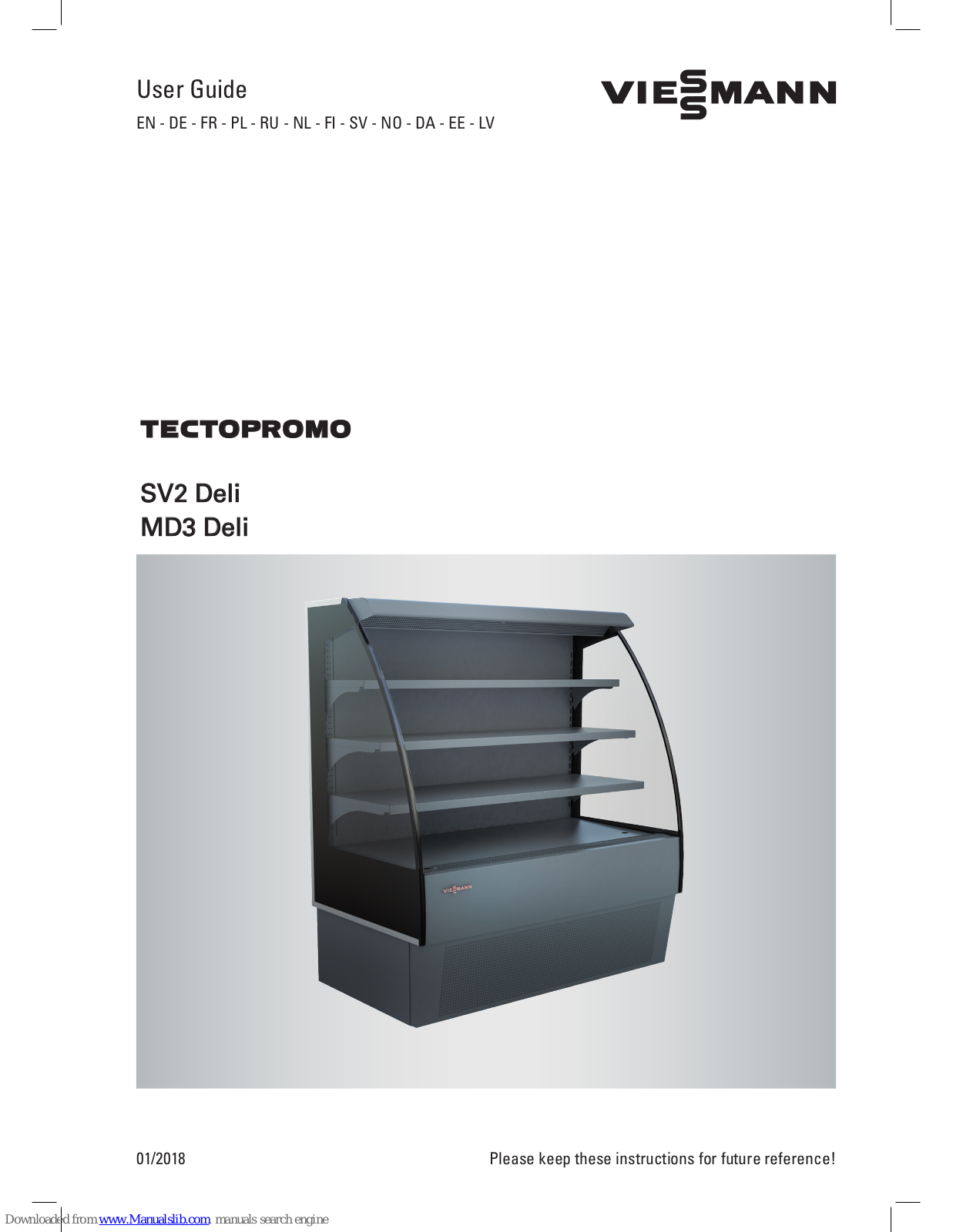 Viessmann TectoPromo SV2 Deli, TectoPromo MD3 Deli User Manual