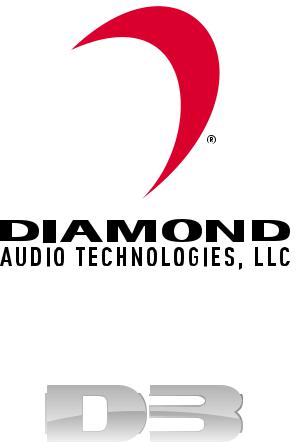 Diamond Audio Technology D3 600.1, D3 500.4, D3 400.2, D3 1000.1 User Manual