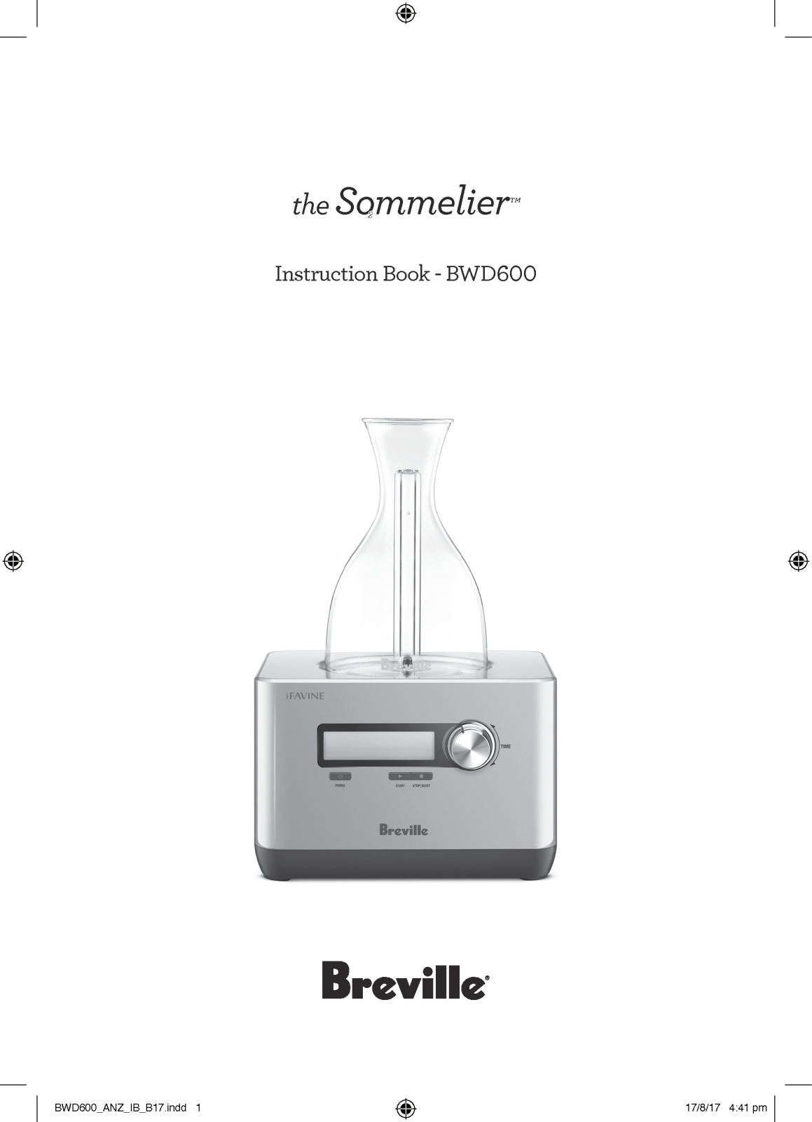 Breville BWD600SIL User Manual