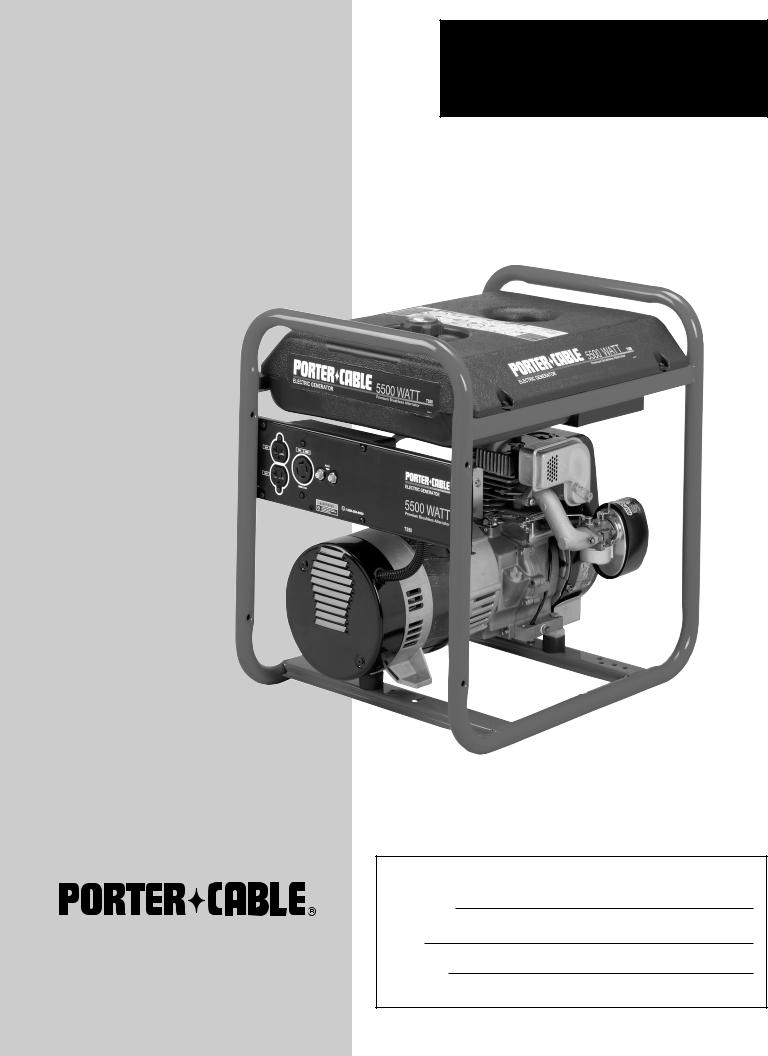 Porter-Cable T550 User Manual