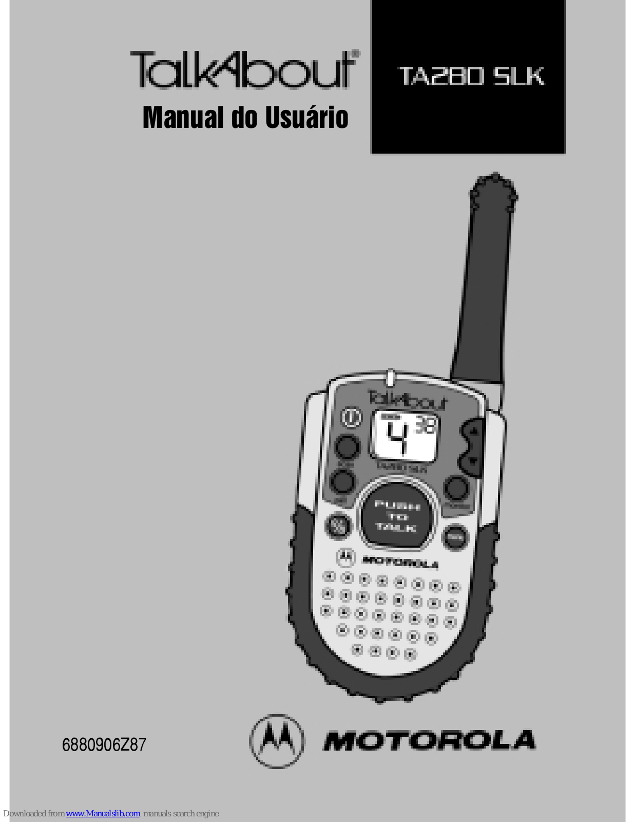 Motorola TalkAbout 280 SLK User Manual