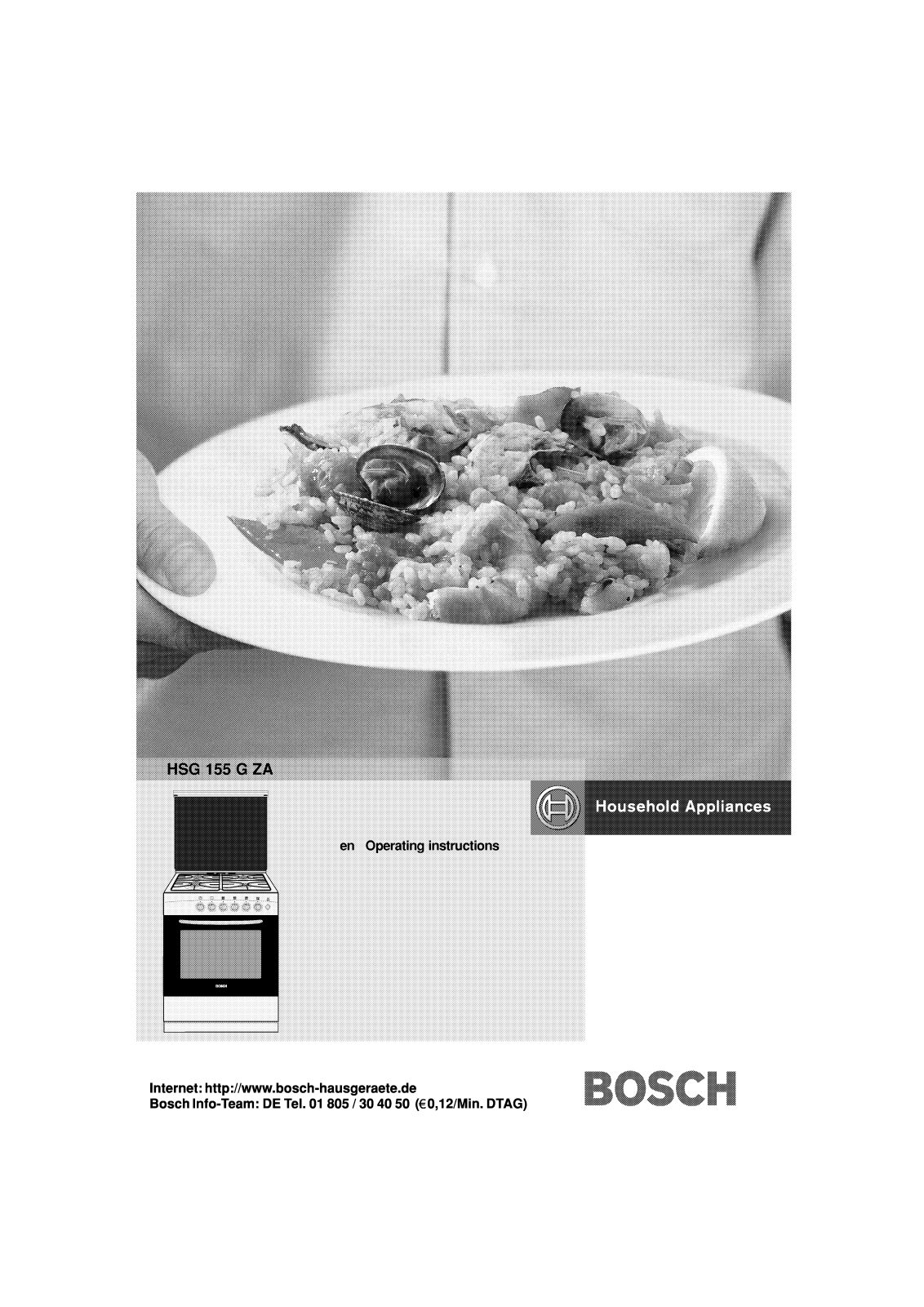 Bosch HSG155GZA Manual