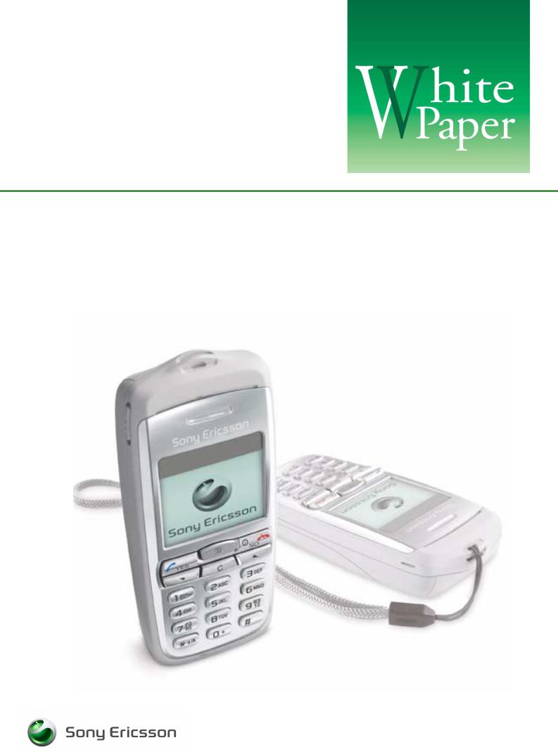 Sony Ericsson T600 User Manual