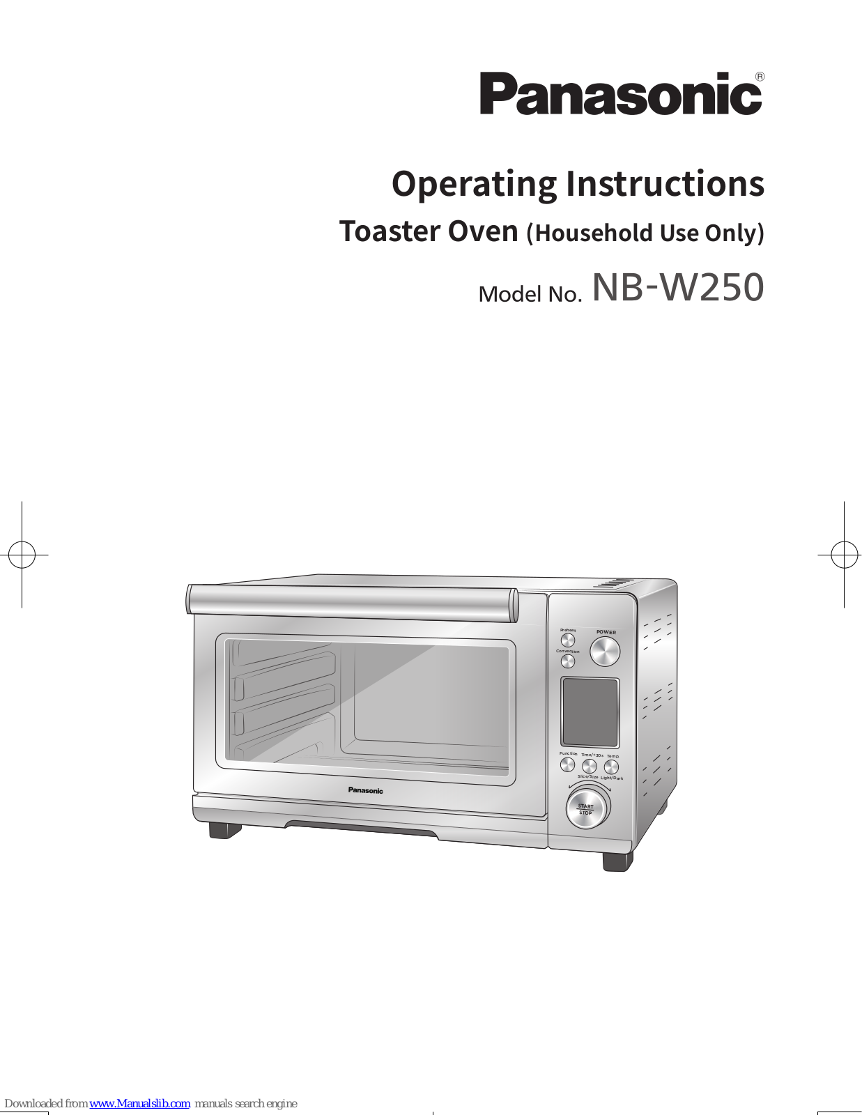 Panasonic NB-W250 Operating Instructions Manual