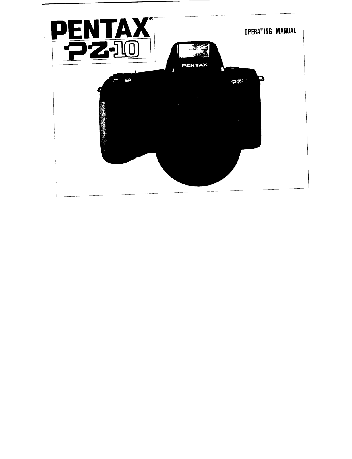 Pentax PZ-10 User Manual