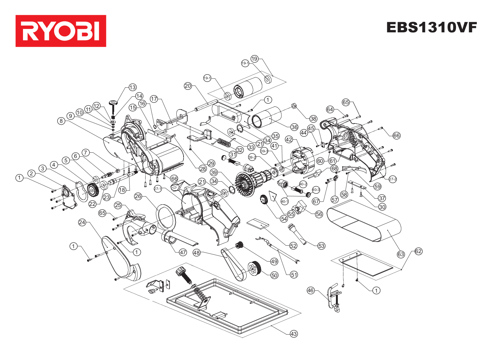 Ryobi EBS1310VF User Manual