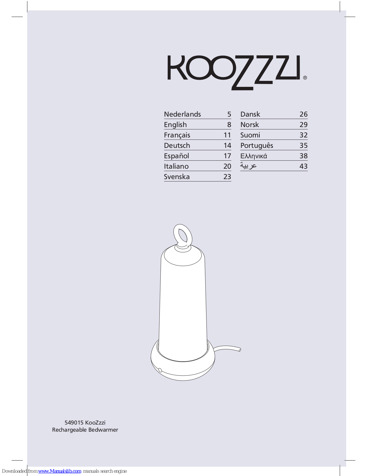 KooZzzi 549015 User Manual