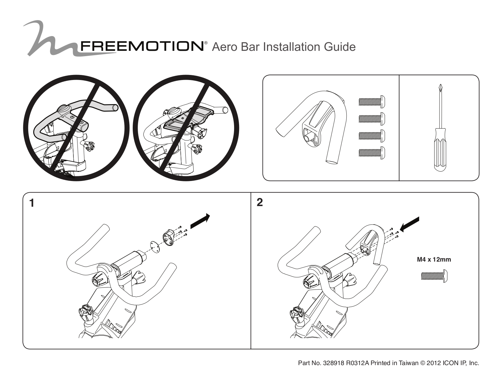 FreeMotion FMMC829120 Quick Start Manual