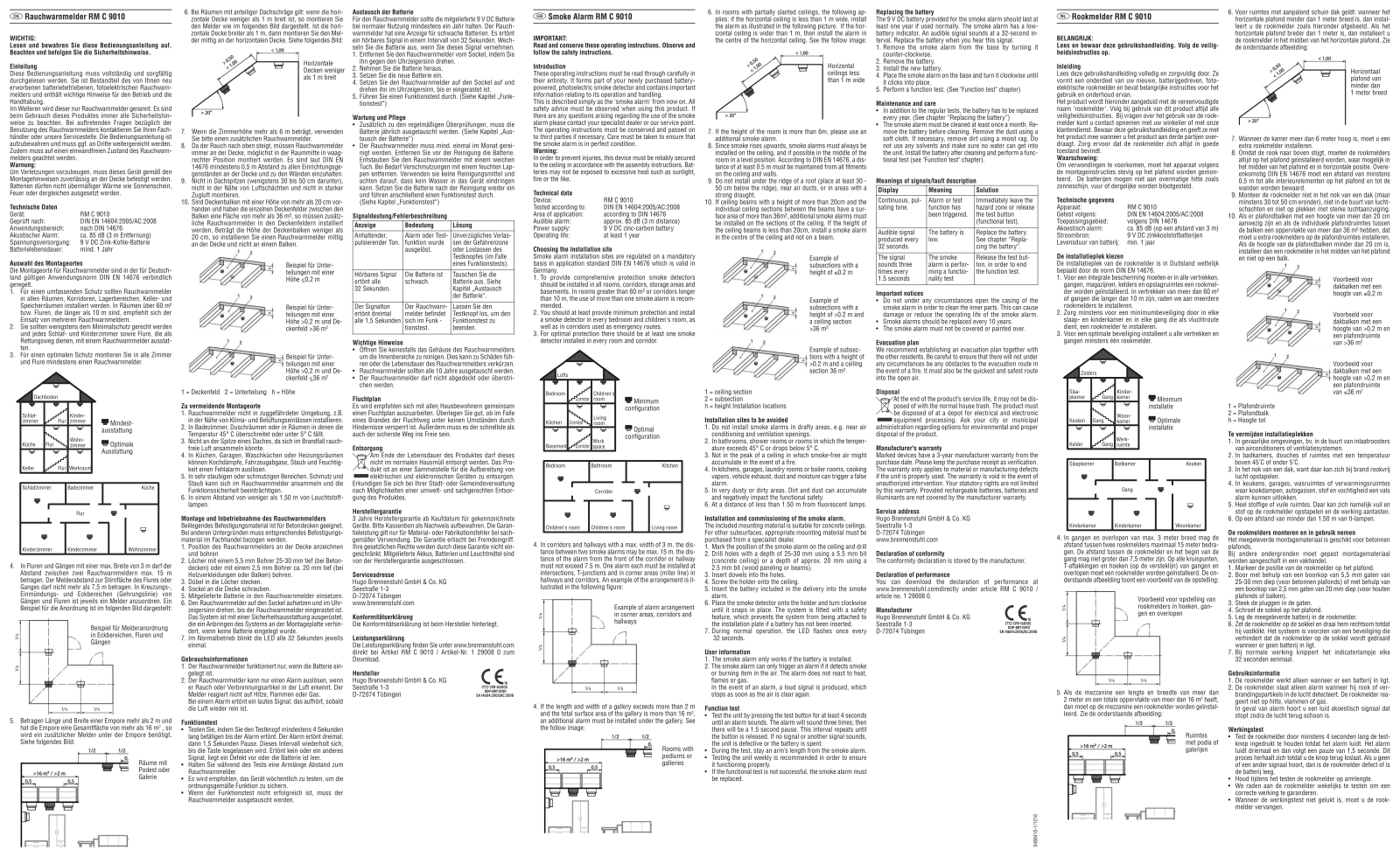 Brennenstuhl RM C 9010 User guide