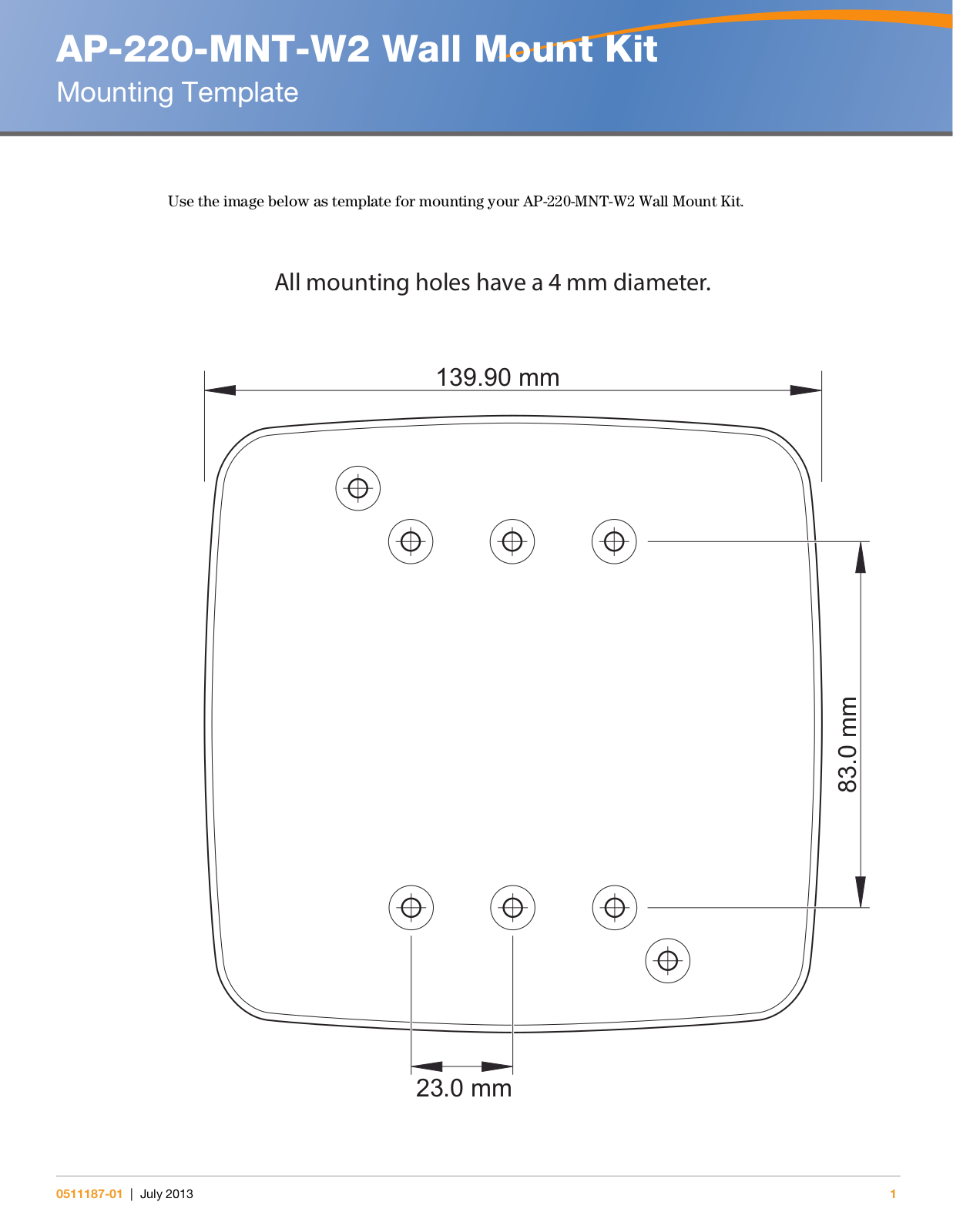 Dell W-AP224-MNT-W2, W-AP225-MNT-W2, W-AP220-MNT-W2 Reference Guide