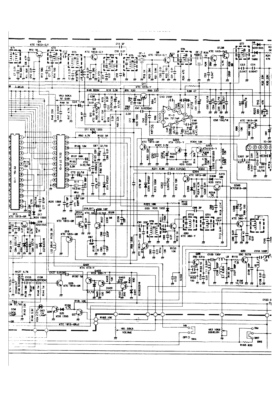 Albrecht ae4522, Alan-4522 Circuit Diagram