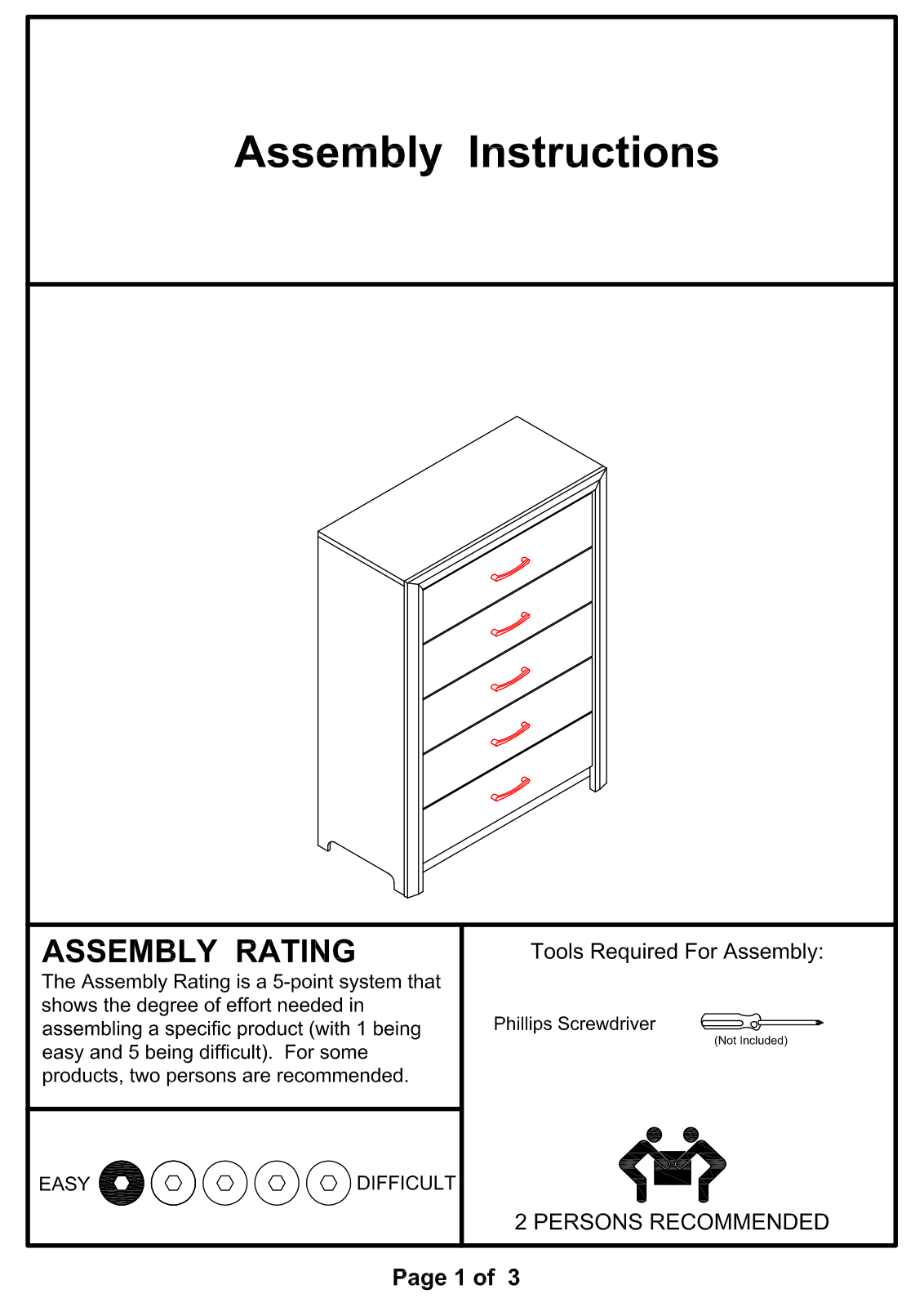 Red Barrel Studio BNZB8351 Assembly Instructions - ManualMachine.com
