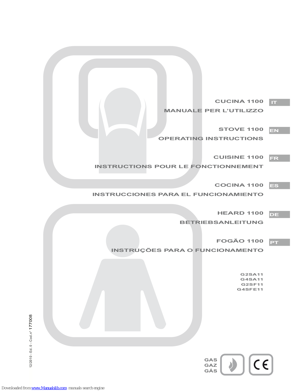 MBM G2SA11, G4SA11, G4SFE11, G2SF11 Instructions Manual