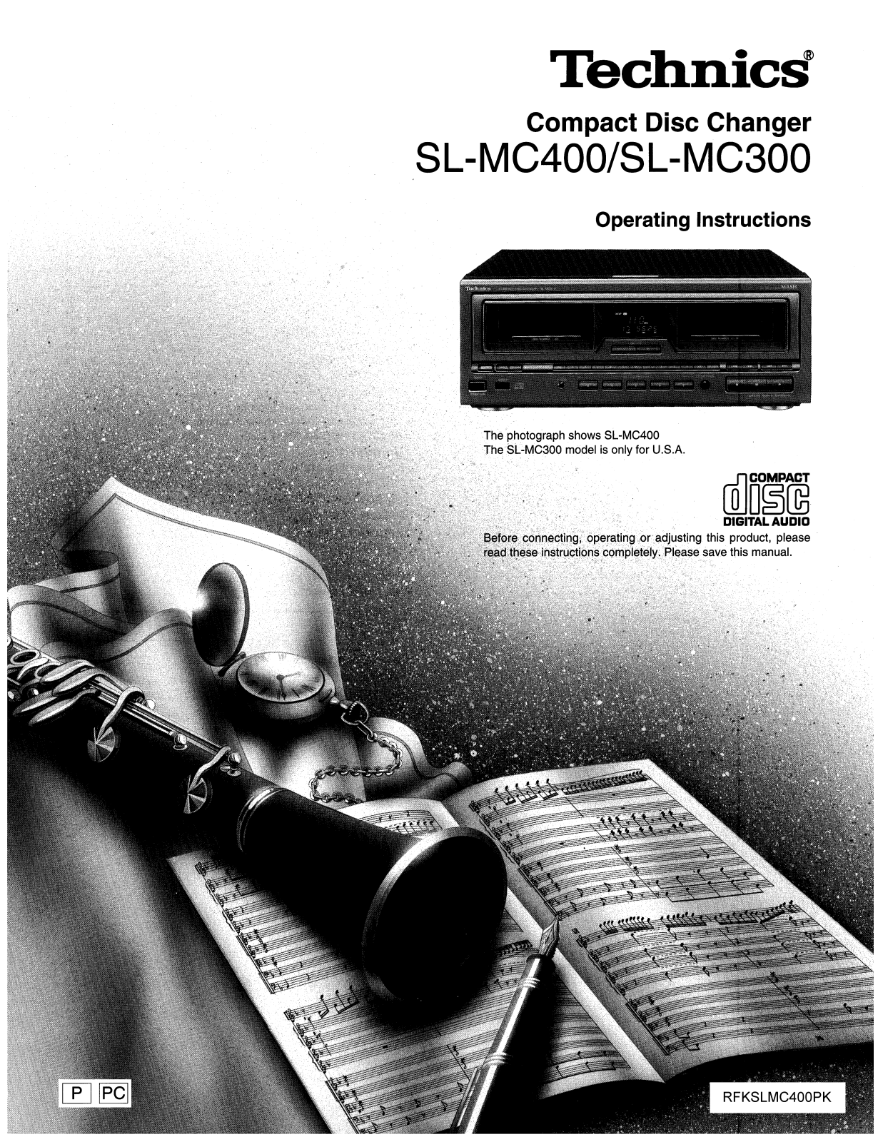 Panasonic SL-MC400, SL-MC300 User Manual