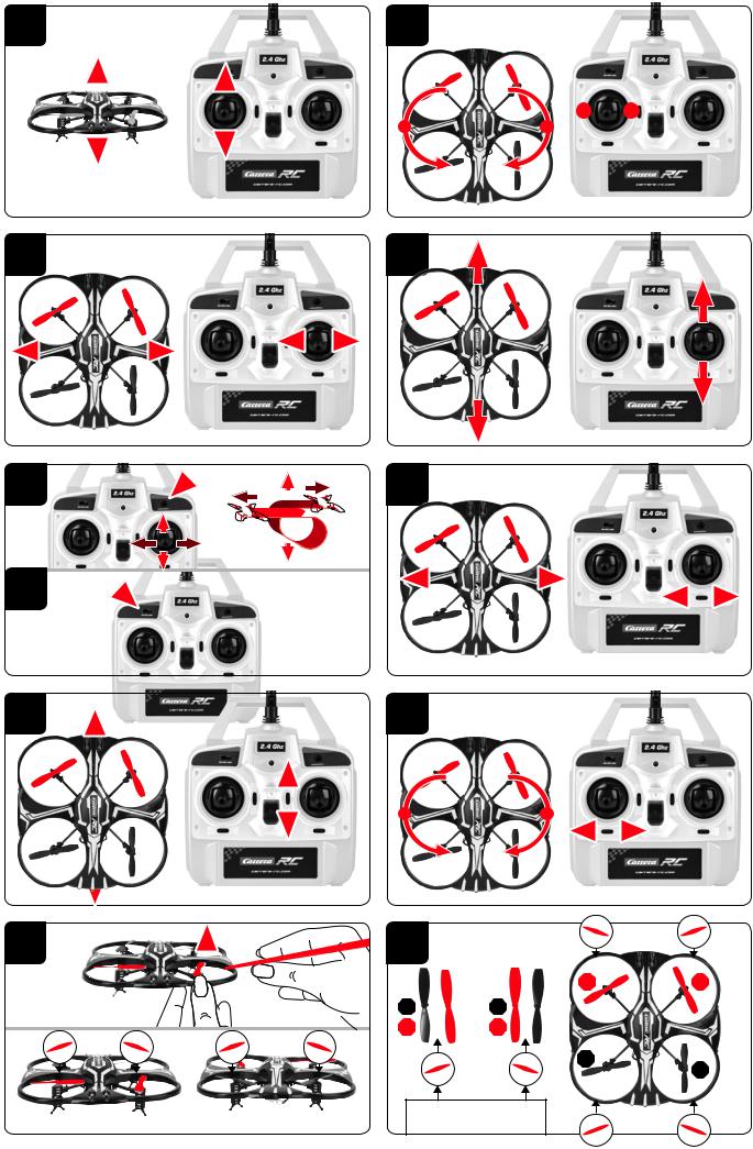 Carrera RC Quadrocopter CRC X1 operation manual