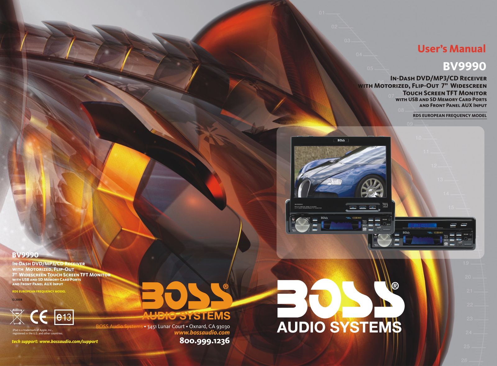 Boss Audio BV9990 User Manual