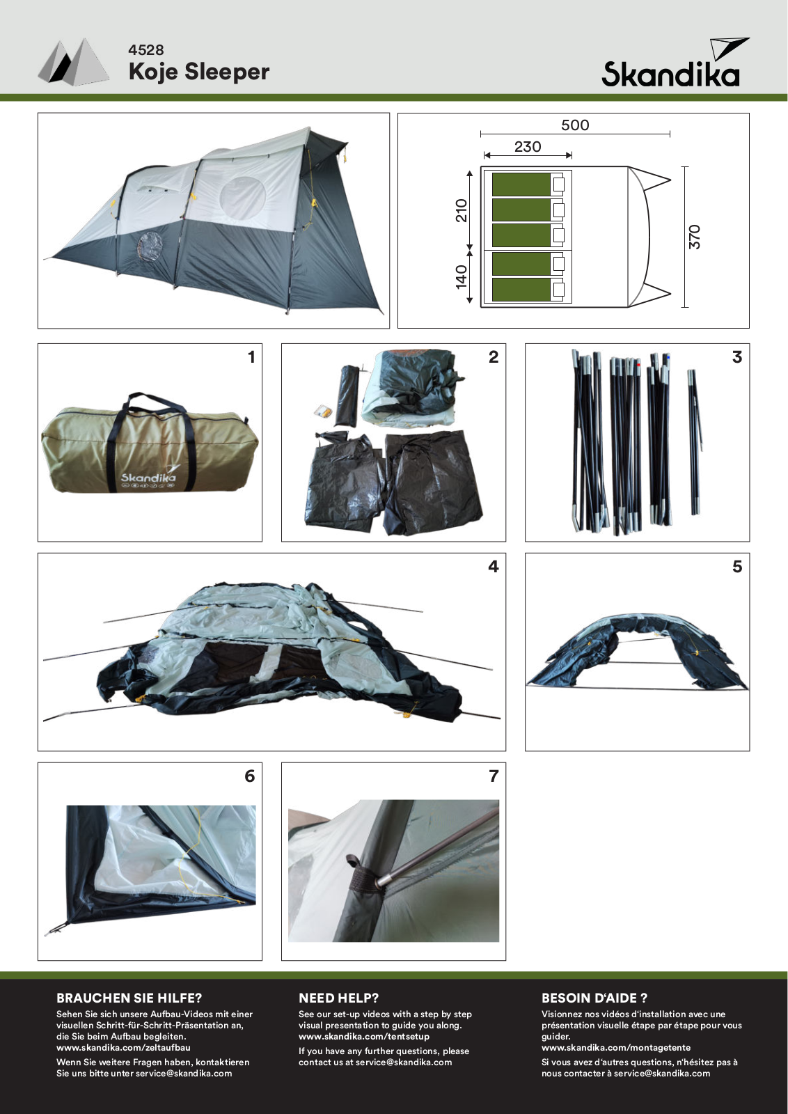 Skandika Koje Sleeper, 4528 User guide - ManualMachine.com