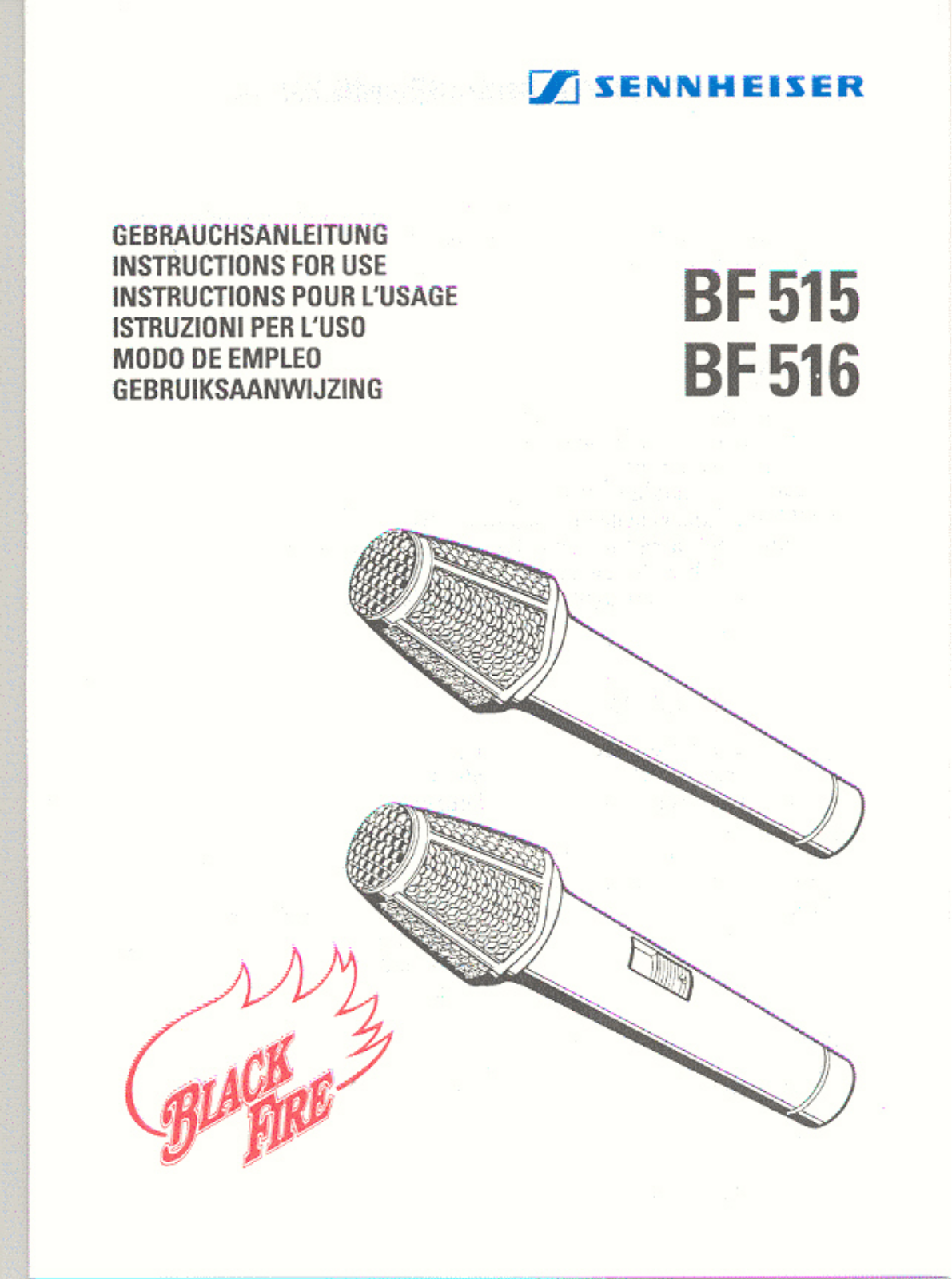 Sennheiser BF 515 User Manual