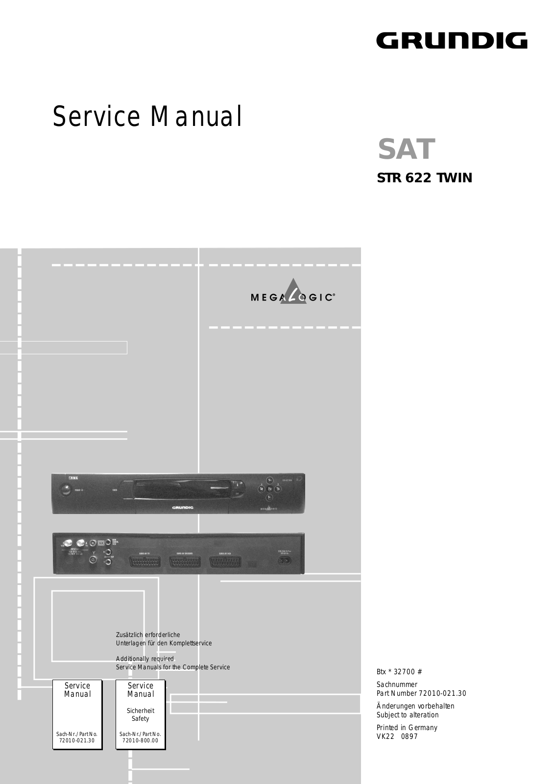 Grundig STR-622-TWIN Service Manual