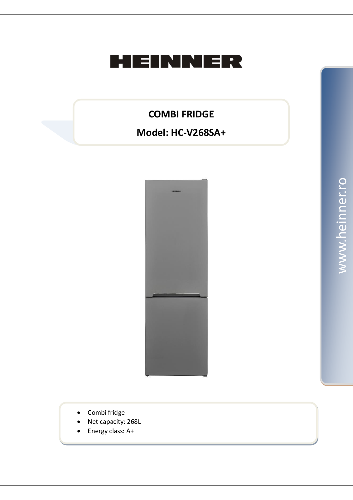 Heinner HC-V268SA+ User guide - ManualMachine.com