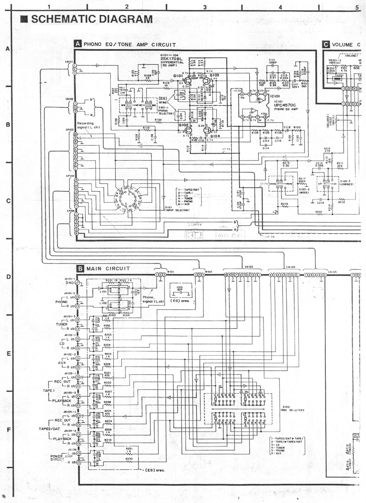 Technics SUV-670 Schematic