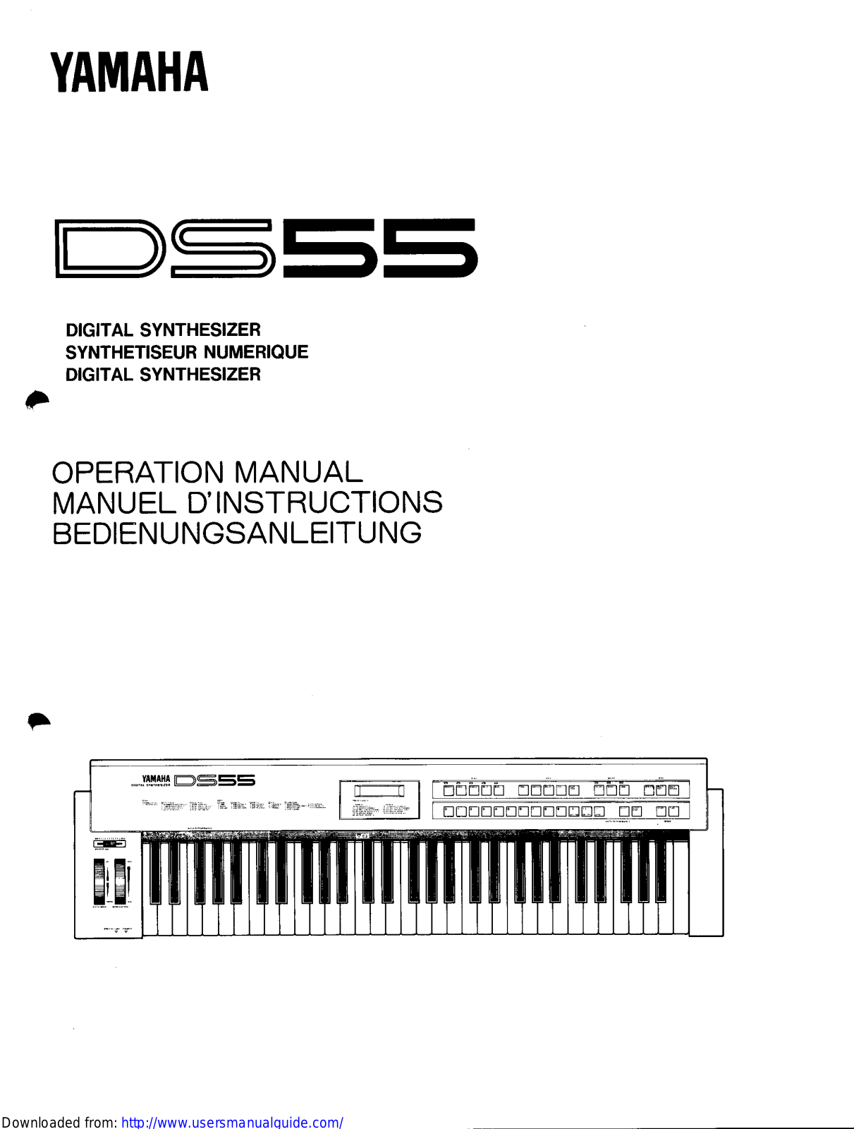 Yamaha Audio DS55 User Manual