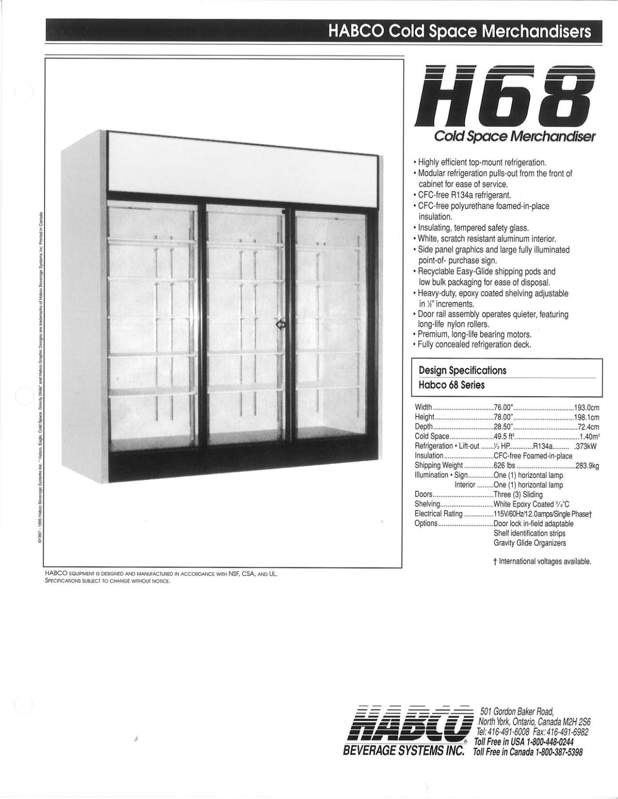 Habco H68 User Manual