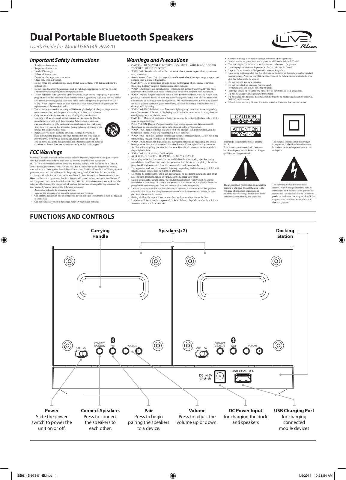 Gemlink 298IBT User Manual