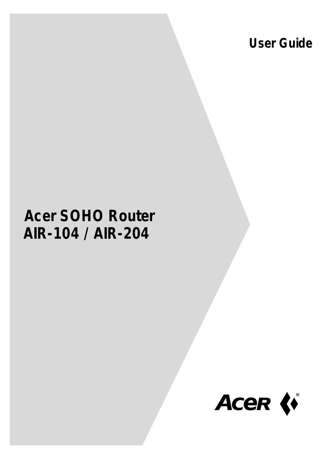 Acer AIR-104, AIR-204 User Manual