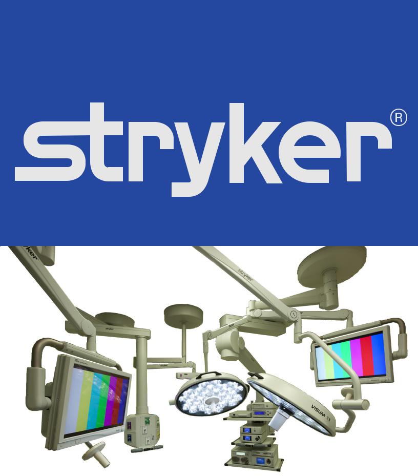 Stryker Booms and Lights User manual
