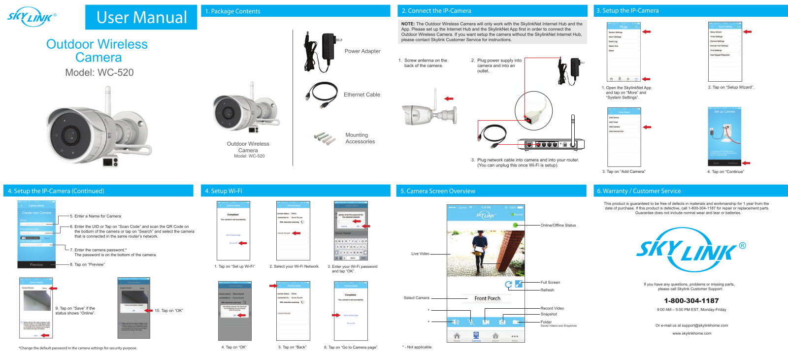 Skylink WC-520 User Manual